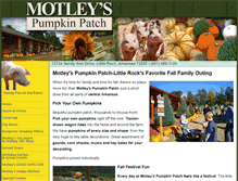 Tablet Screenshot of motleyspumpkinpatch.com